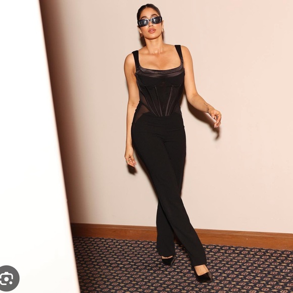 SOLD. NWT House of CB Corset Jumpsuit - Picture 2 of 9